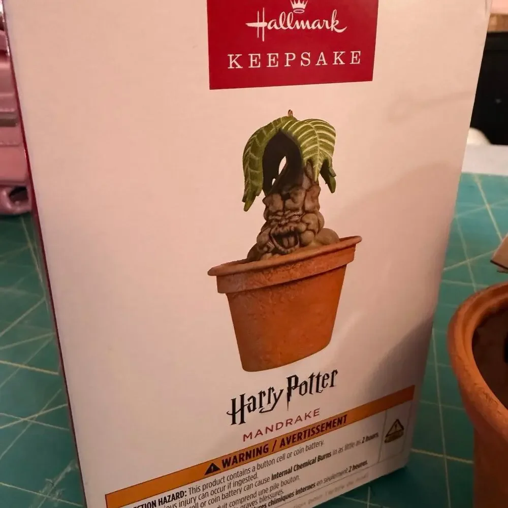 2025 Hallmark Harry Potter Mandrake Ornament BRAND NEW